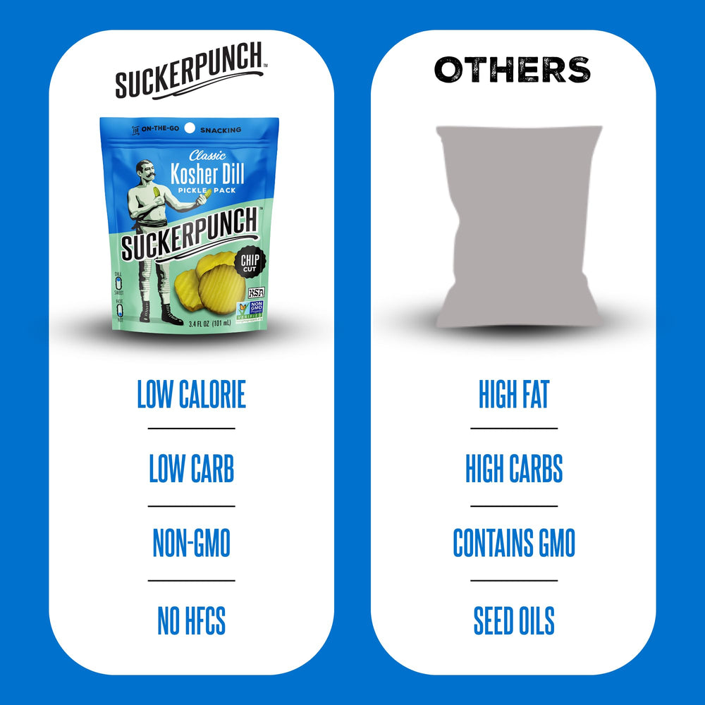 SuckerPunch snack pouch on-the-go ready to enjoy anytime.
