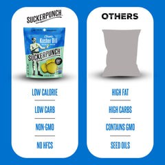 SuckerPunch snack pouch on-the-go ready to enjoy anytime.