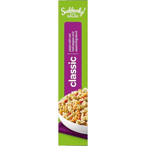 Suddenly Pasta Salad Classic dressing prep shows oil or mayo mix