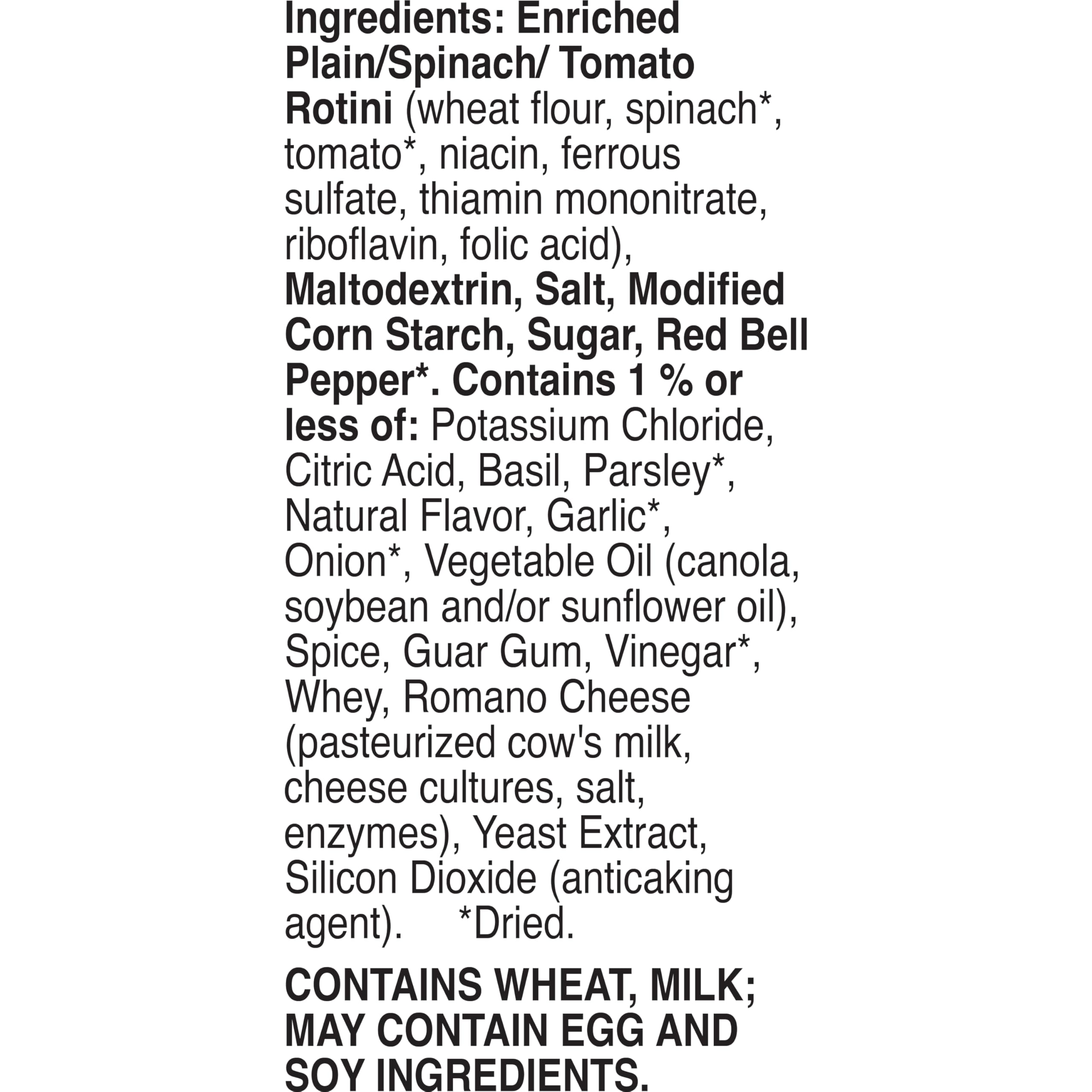 Suddenly Pasta Salad Classic rotini close-up highlights tri-color pasta and peppers