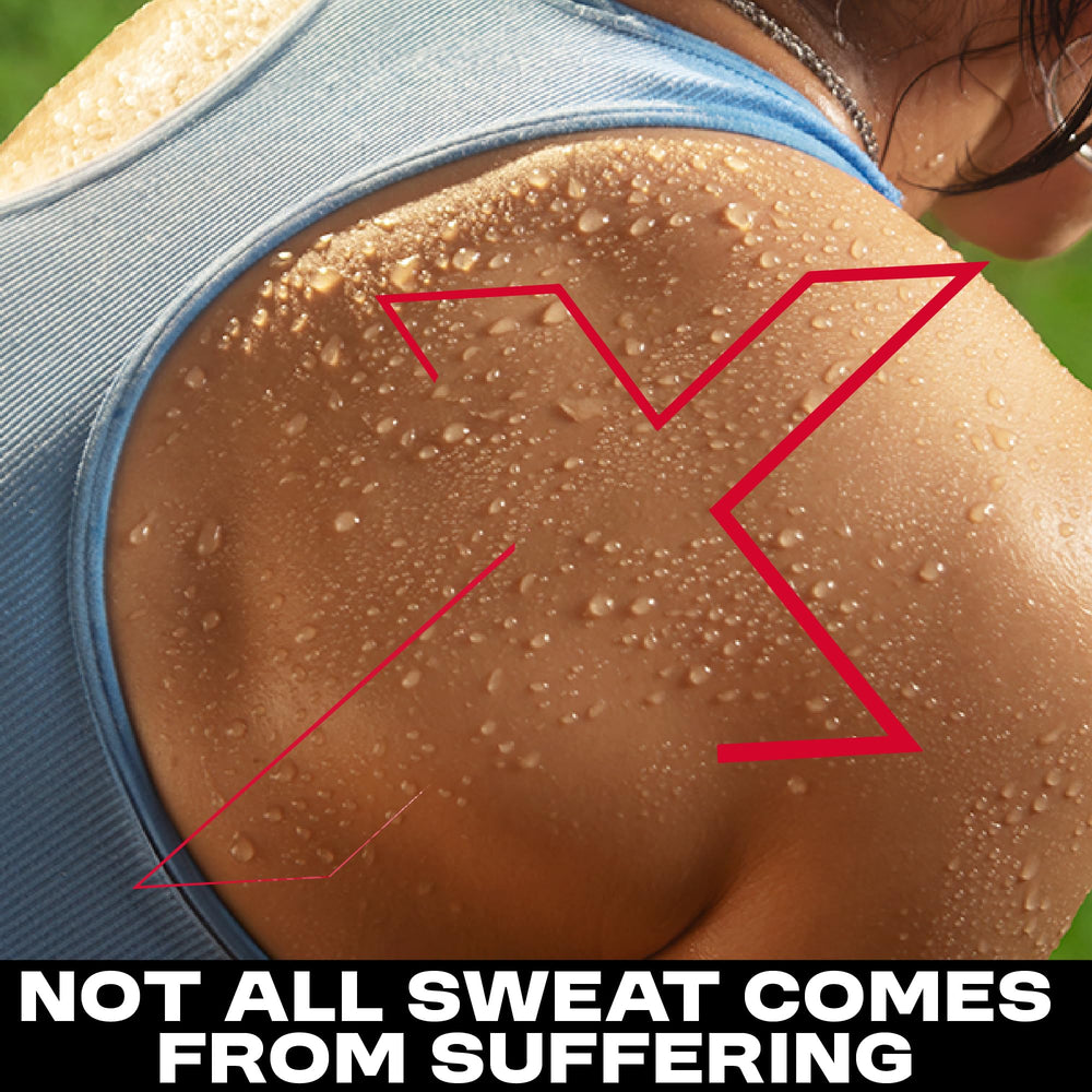 SueroX zero sugar blueberry bottle supports active days.