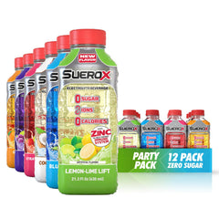 SueroX zero sugar coconut bottle for daily hydration.