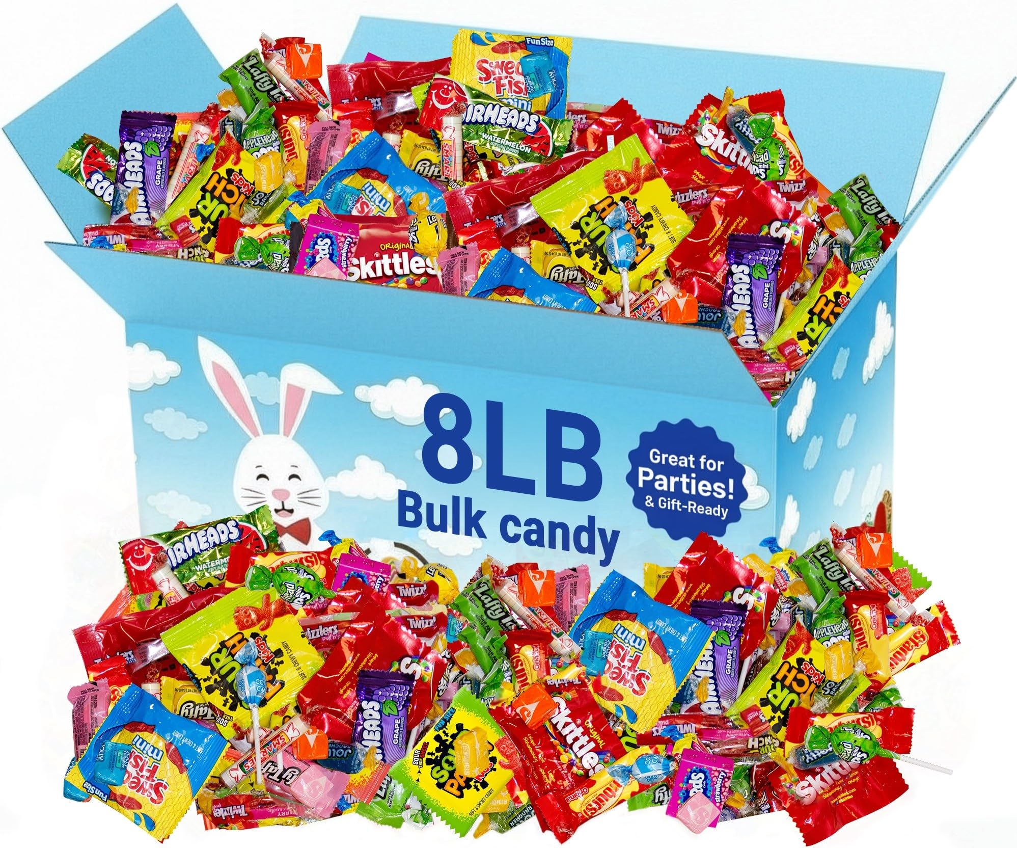 SUGADELIC bulk candy variety pack 8 lbs ready for party bowls.