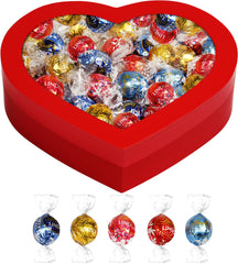 SUGADELIC heart-shaped box of 60 truffles, perfect for gifting and sharing
