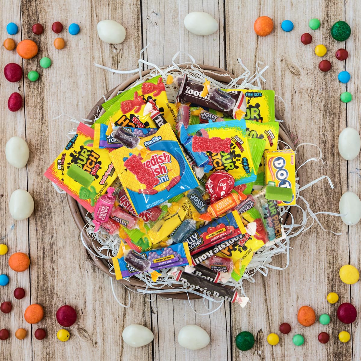 SUGADELIC party favors and treat bowls - bright assortment enhances holiday celebrations.