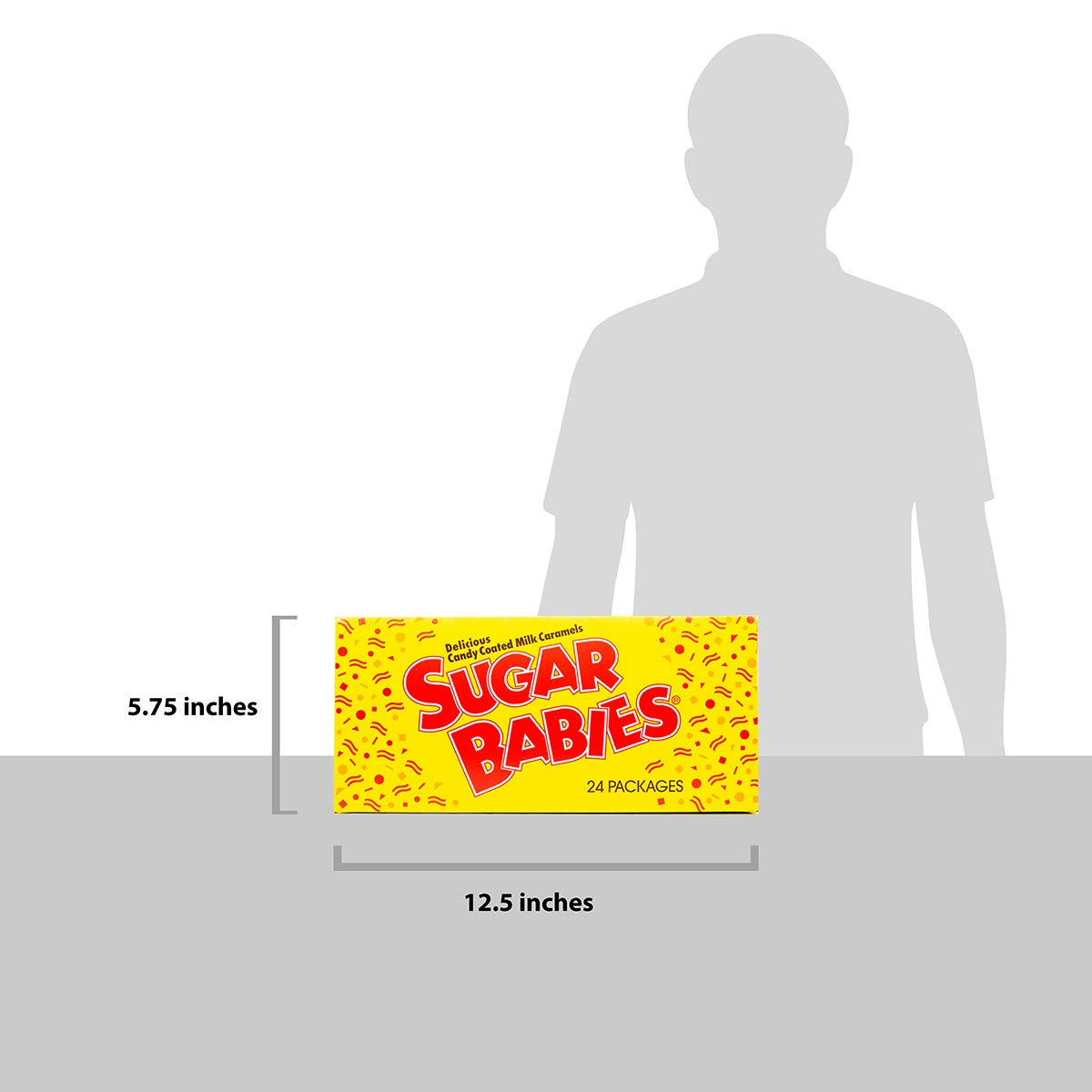 Sugar Babies bite sized caramels arranged on a plate for sharing