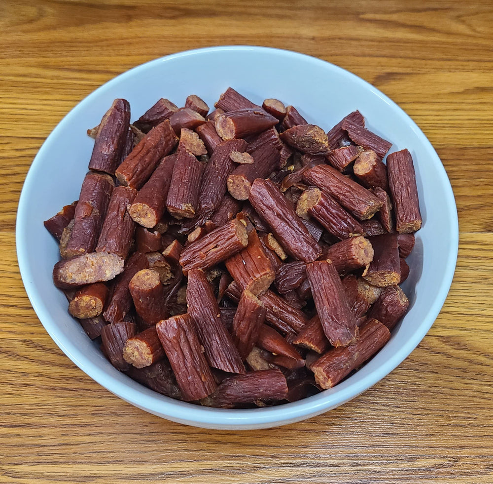Sugar River Meat Snack for camping, compact bites ideal for outdoor meals.