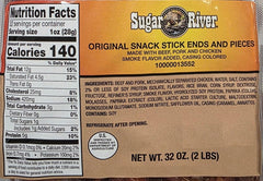 Sugar River Snack Ends & Pieces open bag, ready to serve as a quick treat.