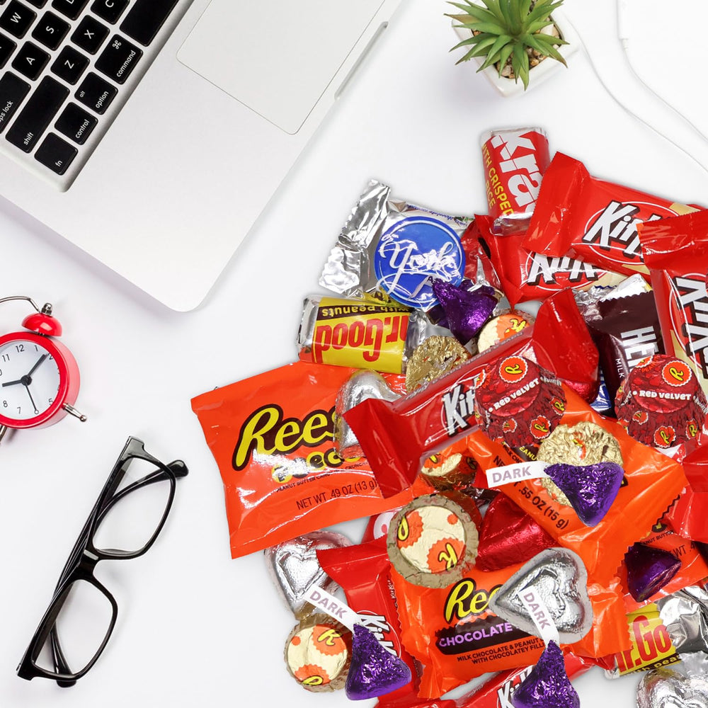 Sugaridge bulk chocolates in office candy bowls for breaks and treats