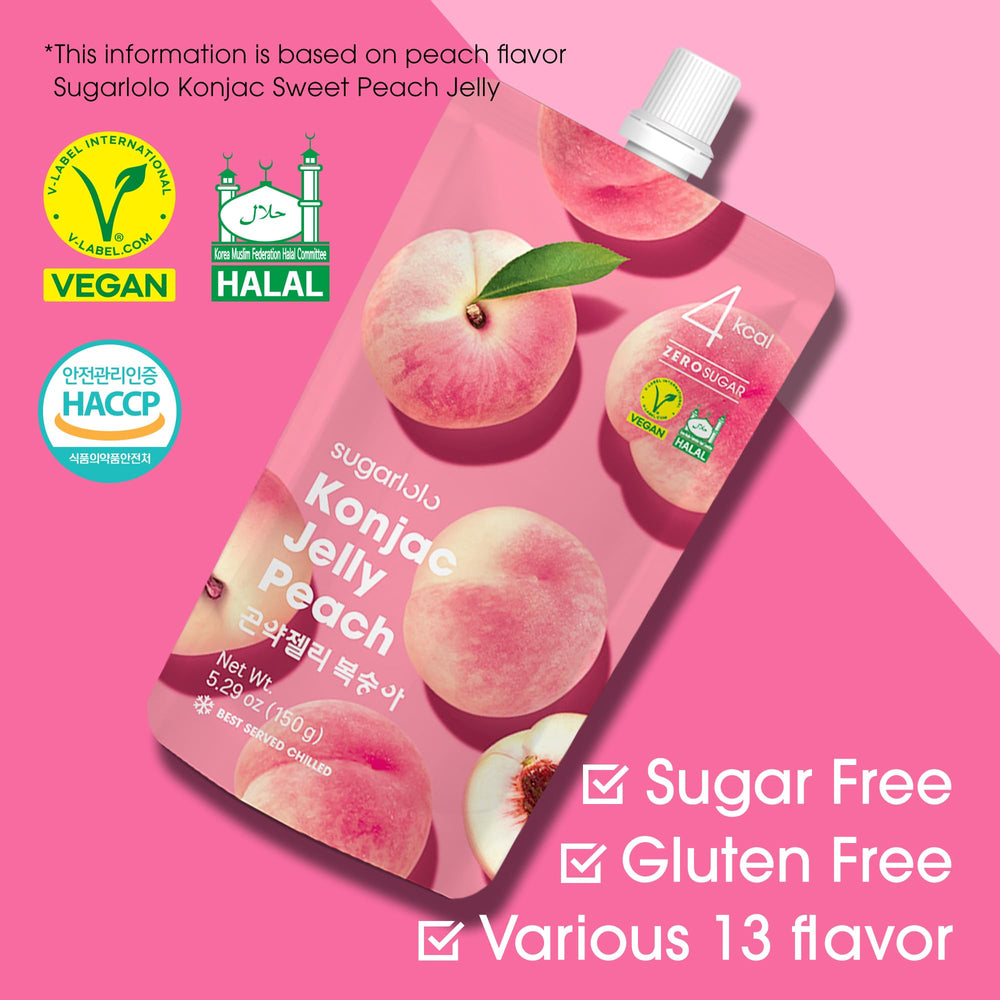 Sugarlolo Konjac Jelly served chilled for a refreshing bite