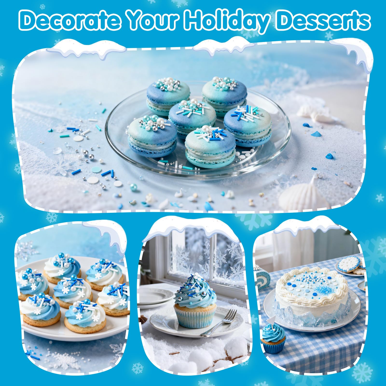 Sugarzy cake topper sprinkles for borders and finishing touches