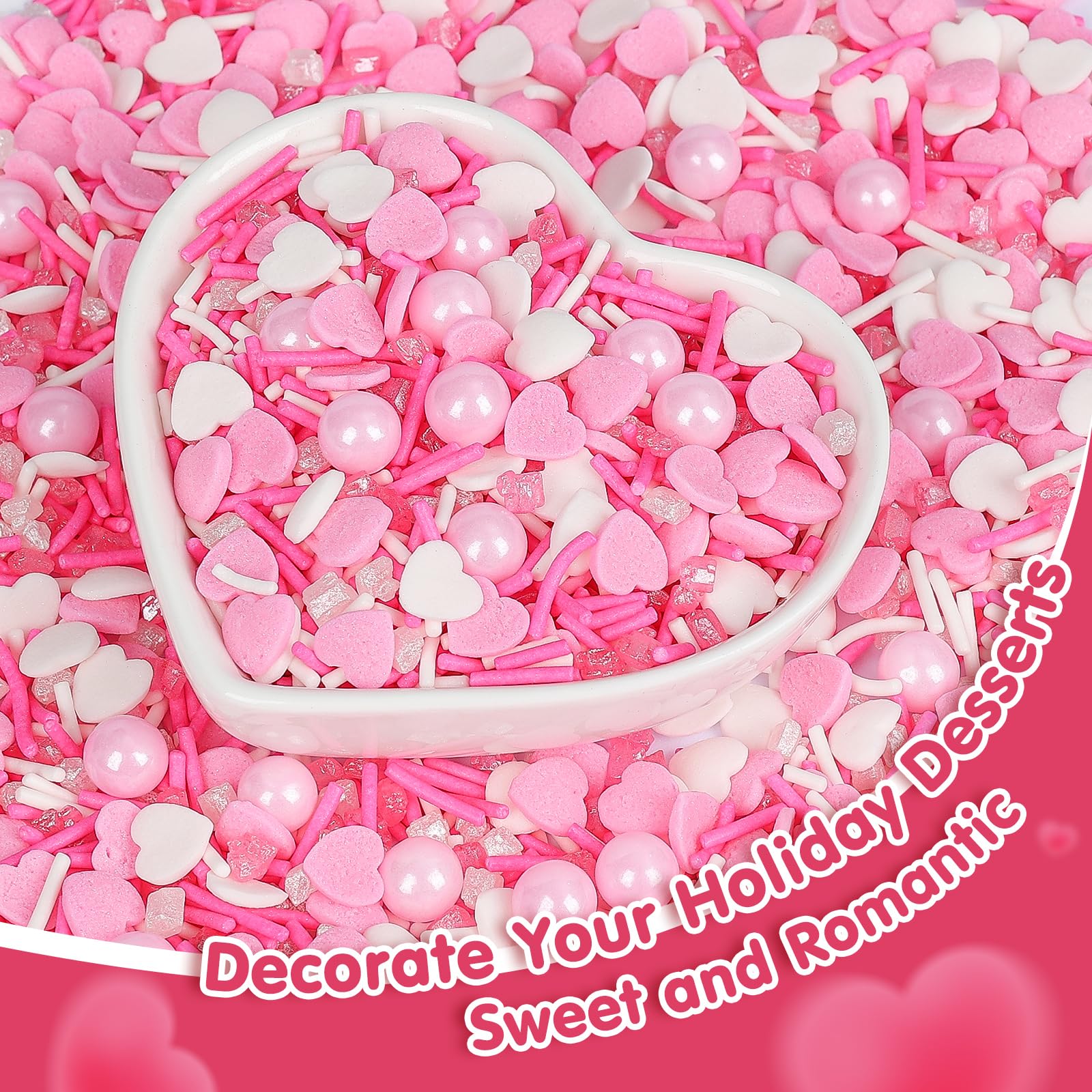 Sugarzy cupcake toppers heart sprinkles spark celebration treats.