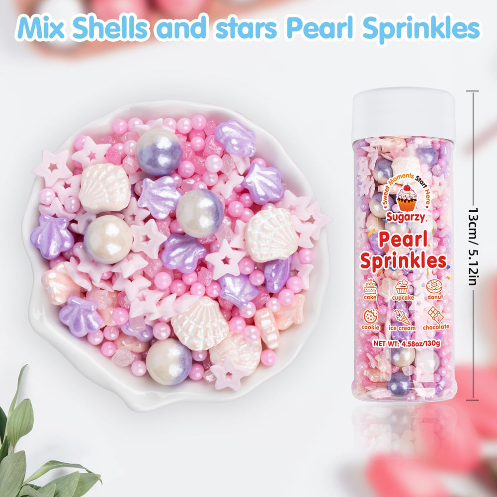 Sugarzy sprinkles for cakes and fondant add shimmer.