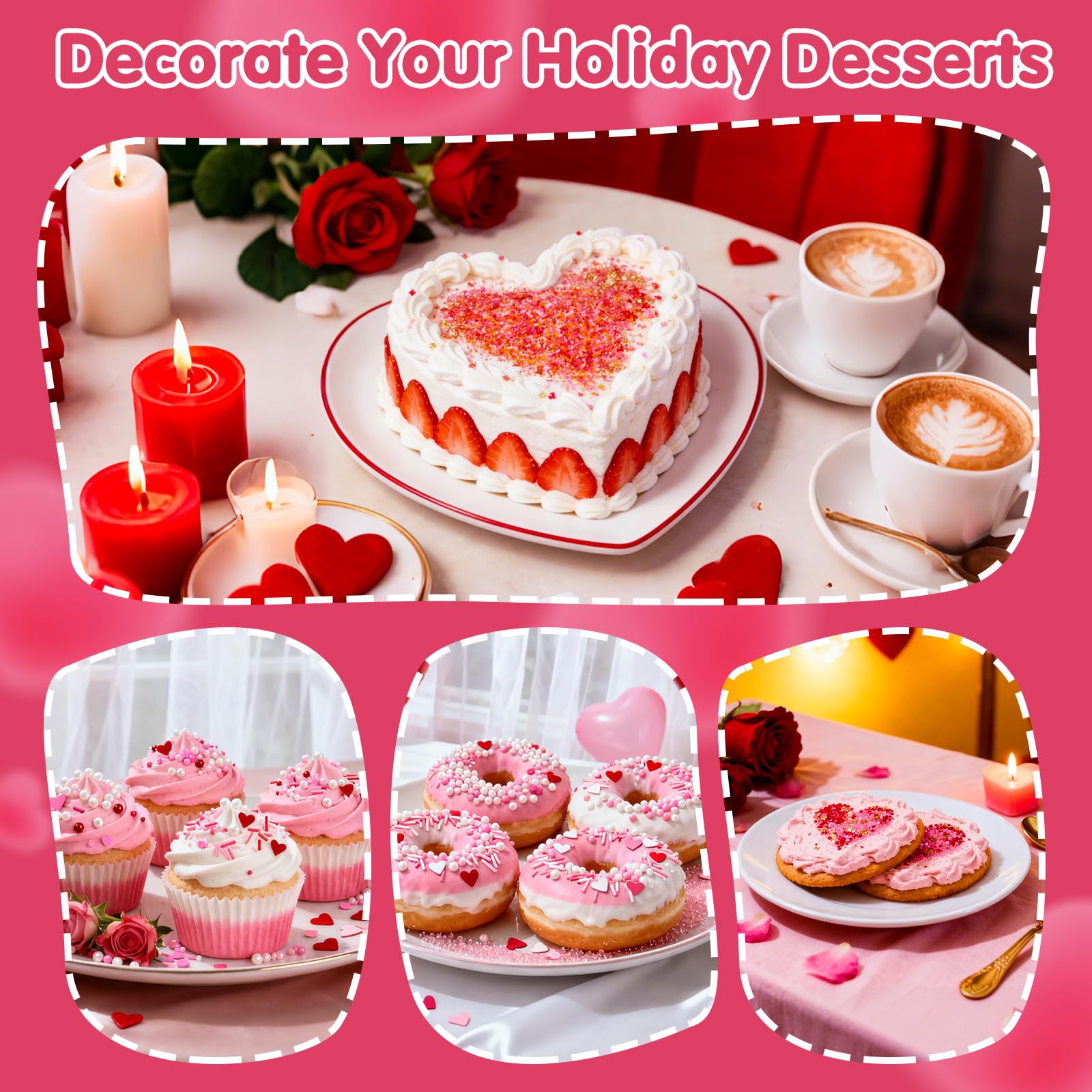 Sugarzy ice cream topping edible crystals for glossy dessert accents.