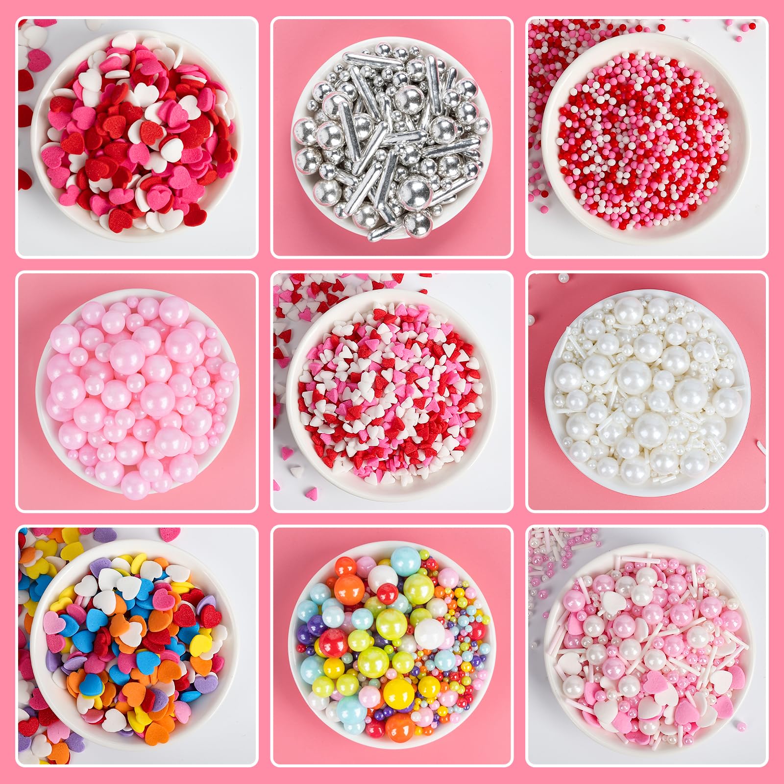 Sugarzy Sprinkles for cookies and cakes with shimmering texture.