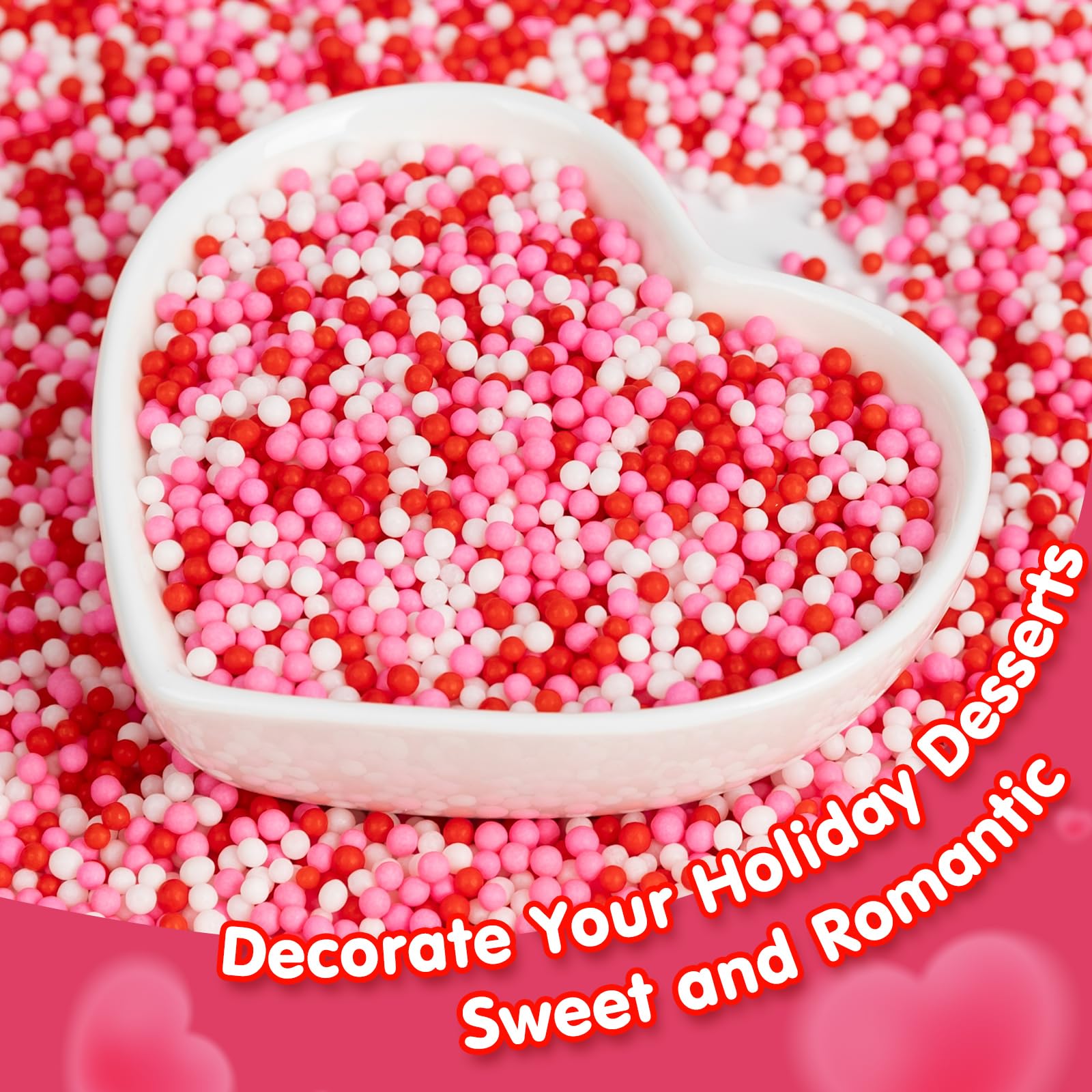 Sugarzy pearl sprinkles cupcake-topper for festive treats