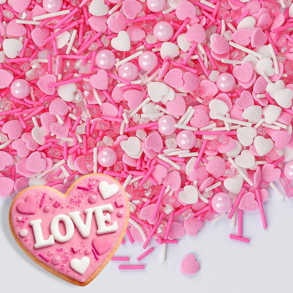 Sugarzy 130g jar offers versatile decorating for desserts.
