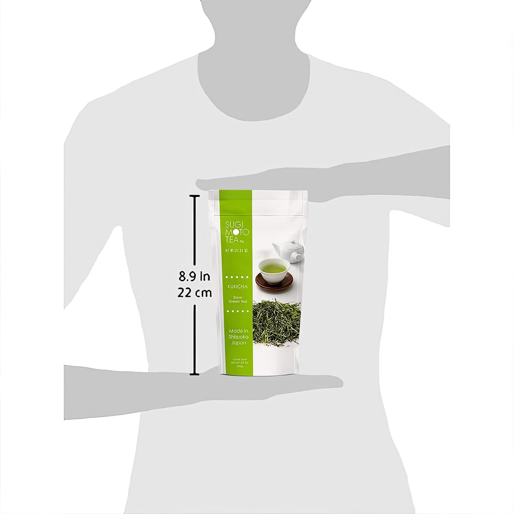 SUGIMOTO TEA Kukicha ready-to-brew loose tea for daily use