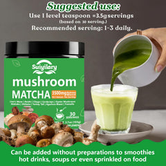 Suiyilary cordyceps mushroom blend closeup, ideal for steady energy.