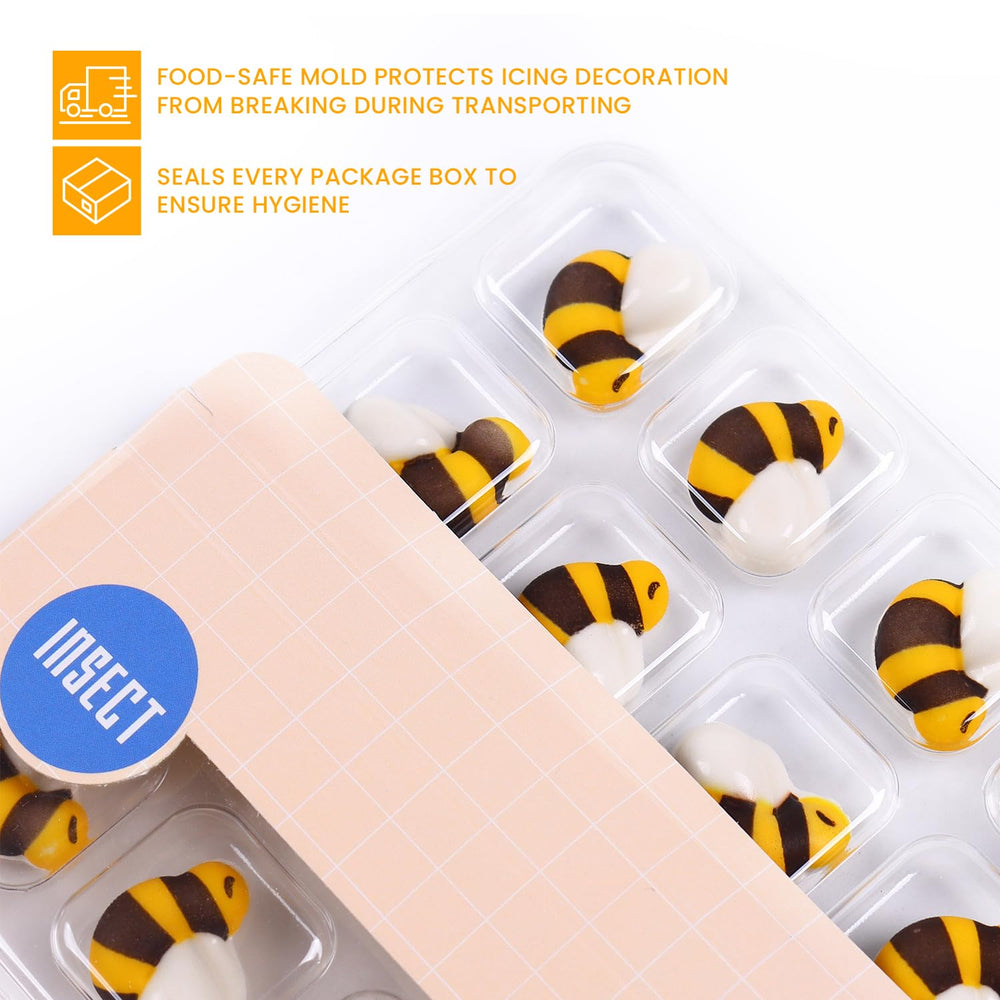 Sujoygar edible bees for cupcakes provide cute, tasteless decoration.