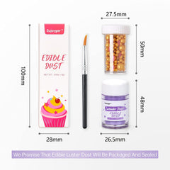 Sujoygar cake glitter for decorating cakes, cupcakes, and fondant.