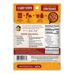 Sukhi's 3oz six-pack packaging ready for home cooking.
