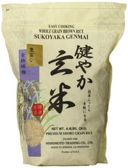Sukoyaka Genmai brown rice packshot ideal for everyday meals