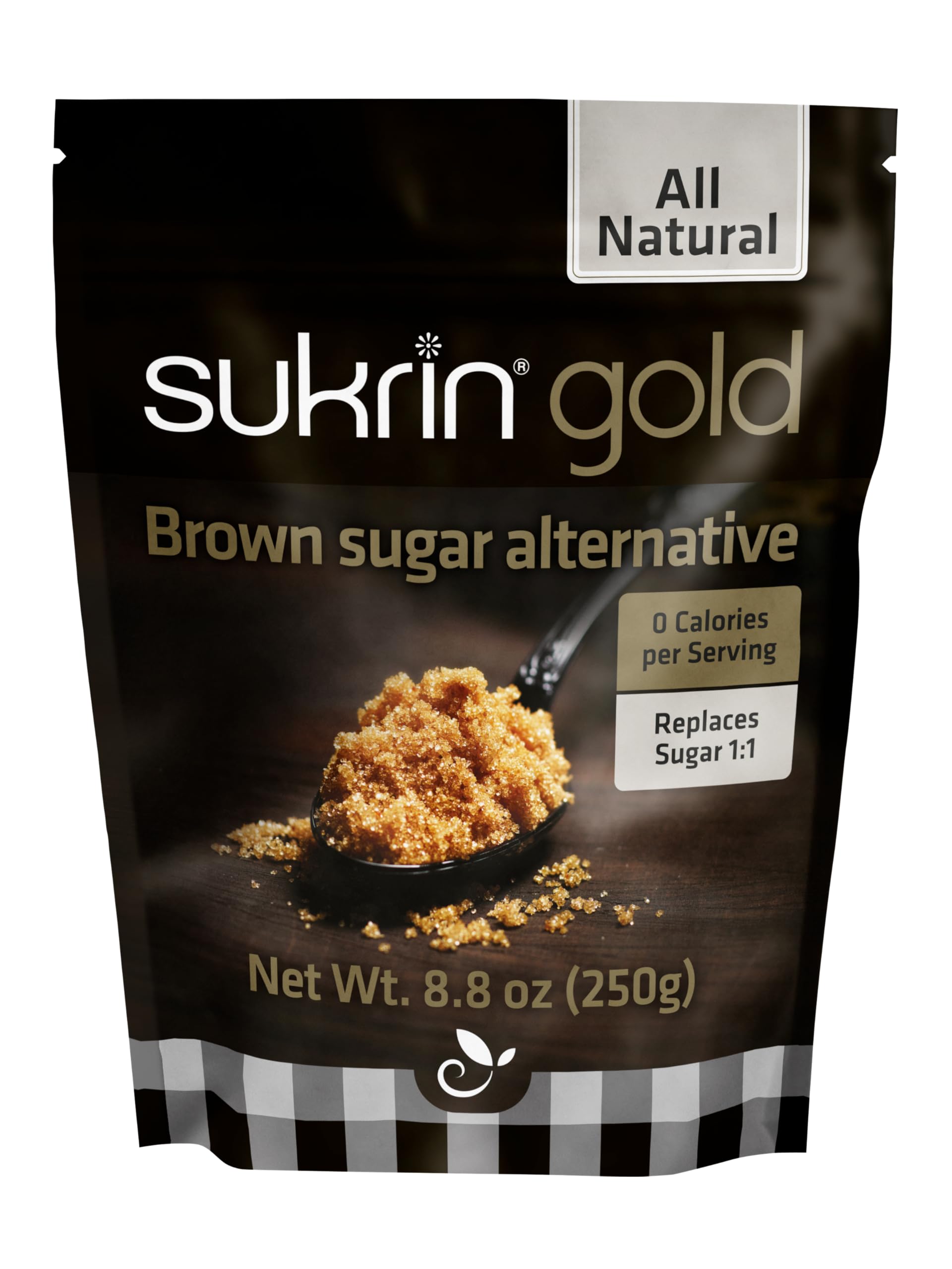 Sukrin Gold brown sugar substitute granules for baking and coffee
