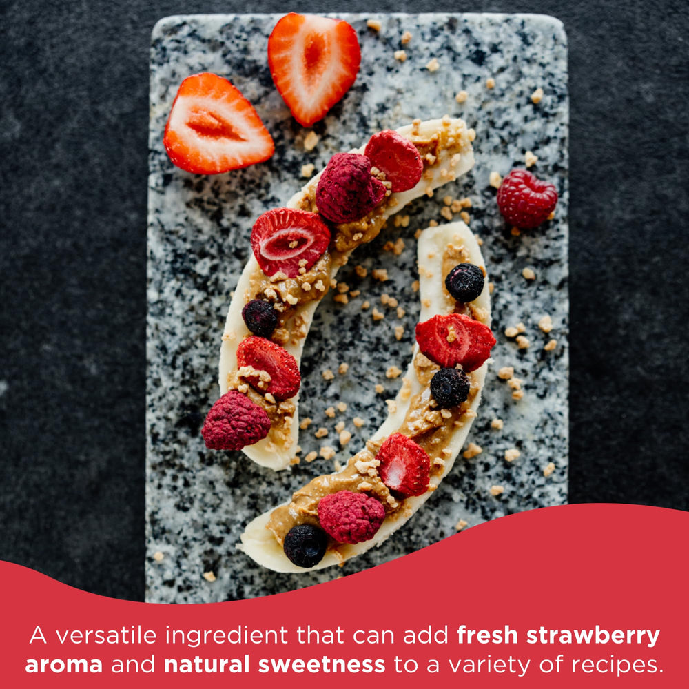 Summmmer strawberries slices ideal for kids' lunch boxes