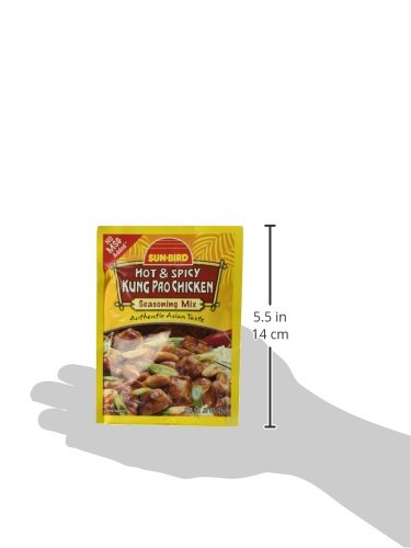 Sun-Bird Kung Pao seasoning contents close-up with spices