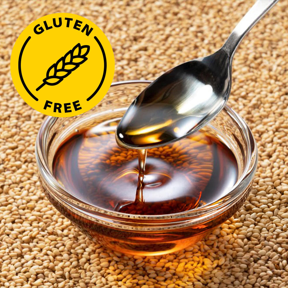 Sun Luck sesame oil enhances fried foods with gluten-free, allergen-free quality.