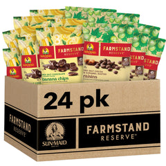 Sun-Maid Farmstand Reserve raisins with caramel dust and sea salt for a rich treat.