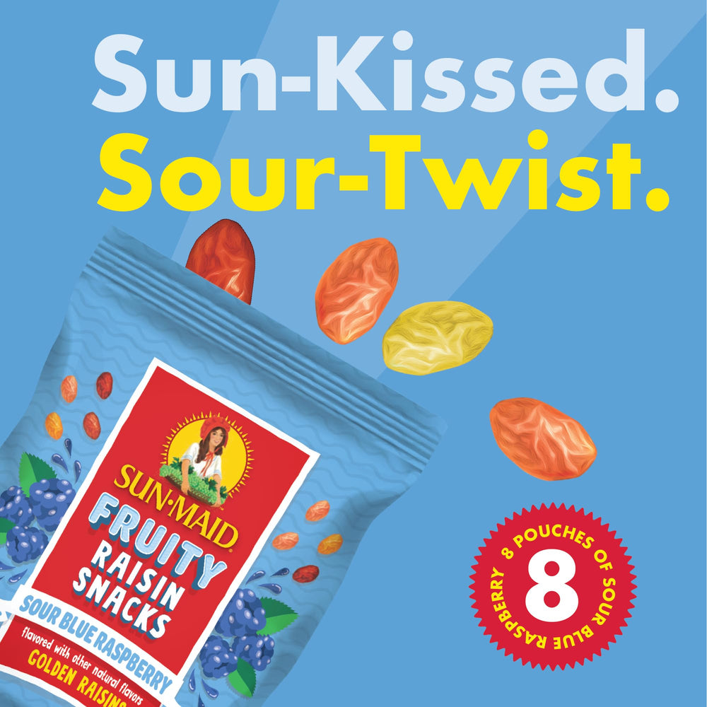 Sun-Maid Fruity Raisins office snack break