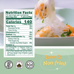 Sun Right glass noodles close-up showing silky texture and sauce absorption