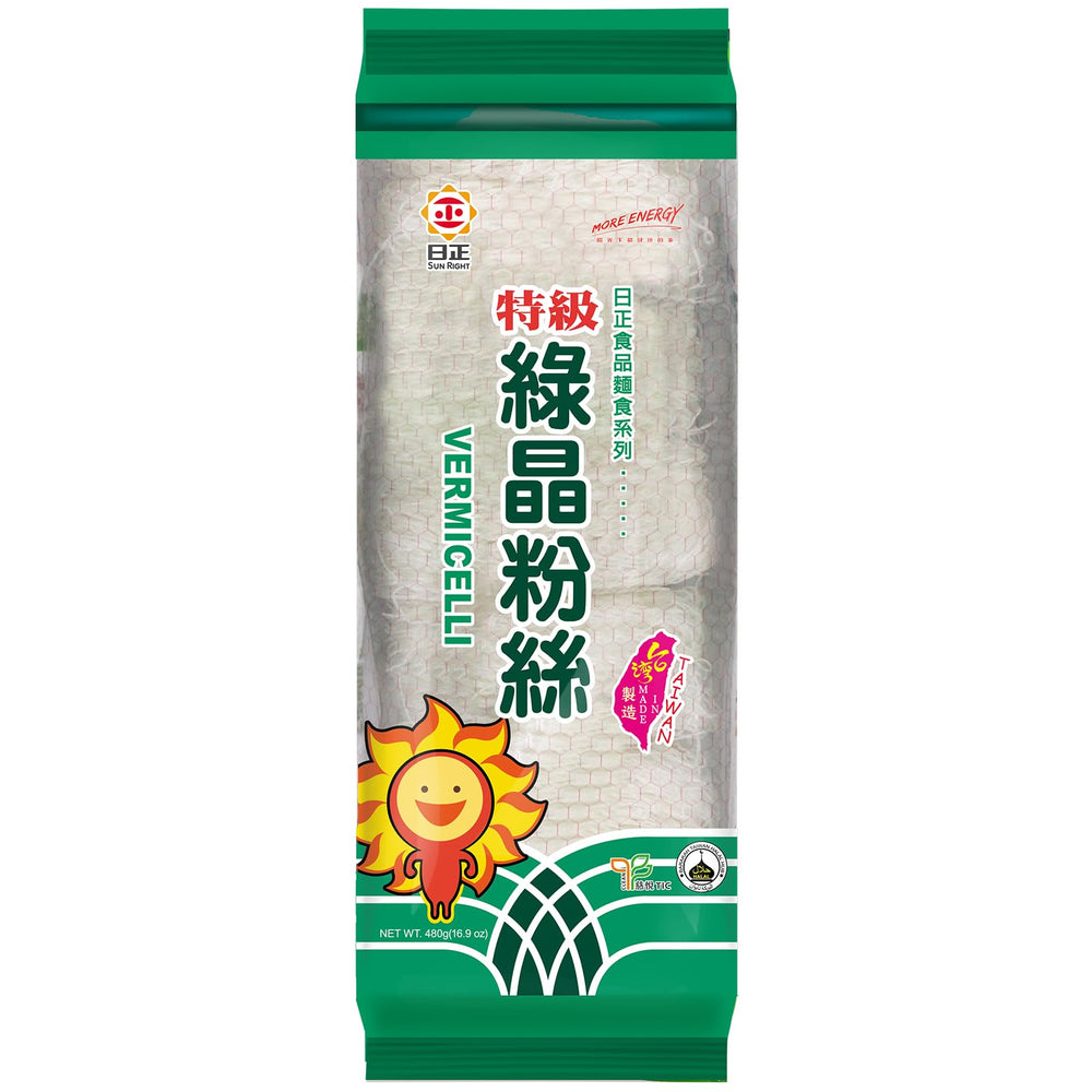 Sun Right premium mung bean vermicelli pack with silky glass noodles for wok meals