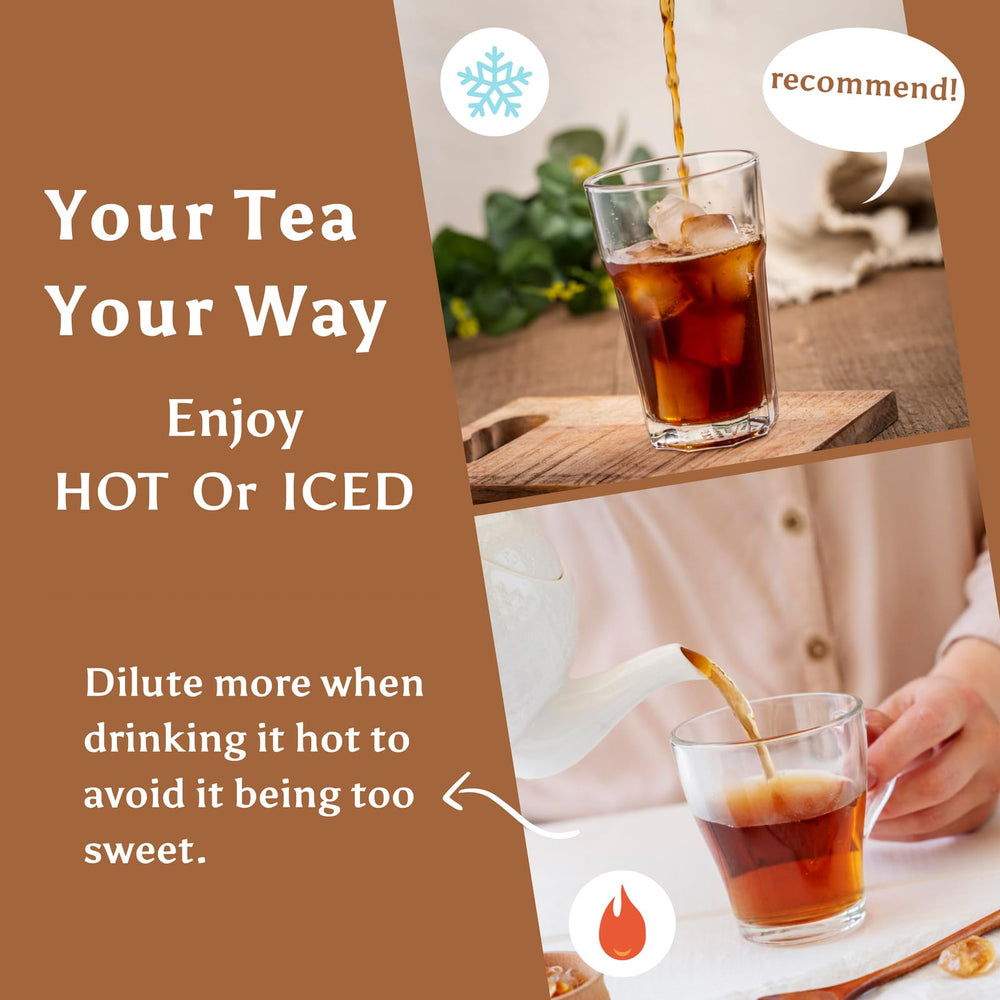 Sun Right winter melon tea prepared in glass