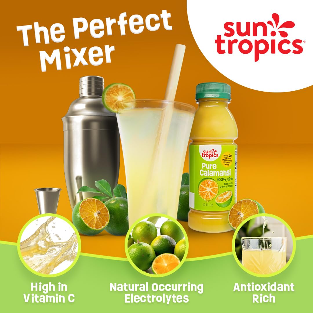 Sun Tropics 4-pack box displayed on kitchen counter.