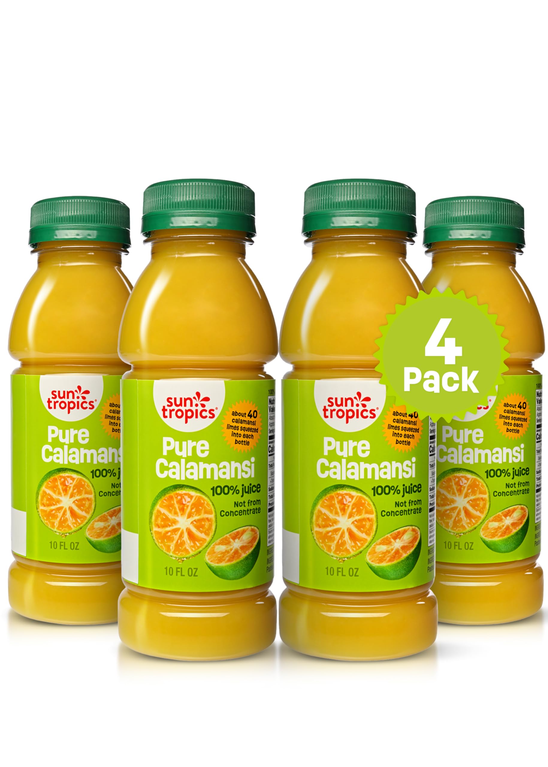 Sun Tropics calamansi juice bottle prepared for bright drinks.