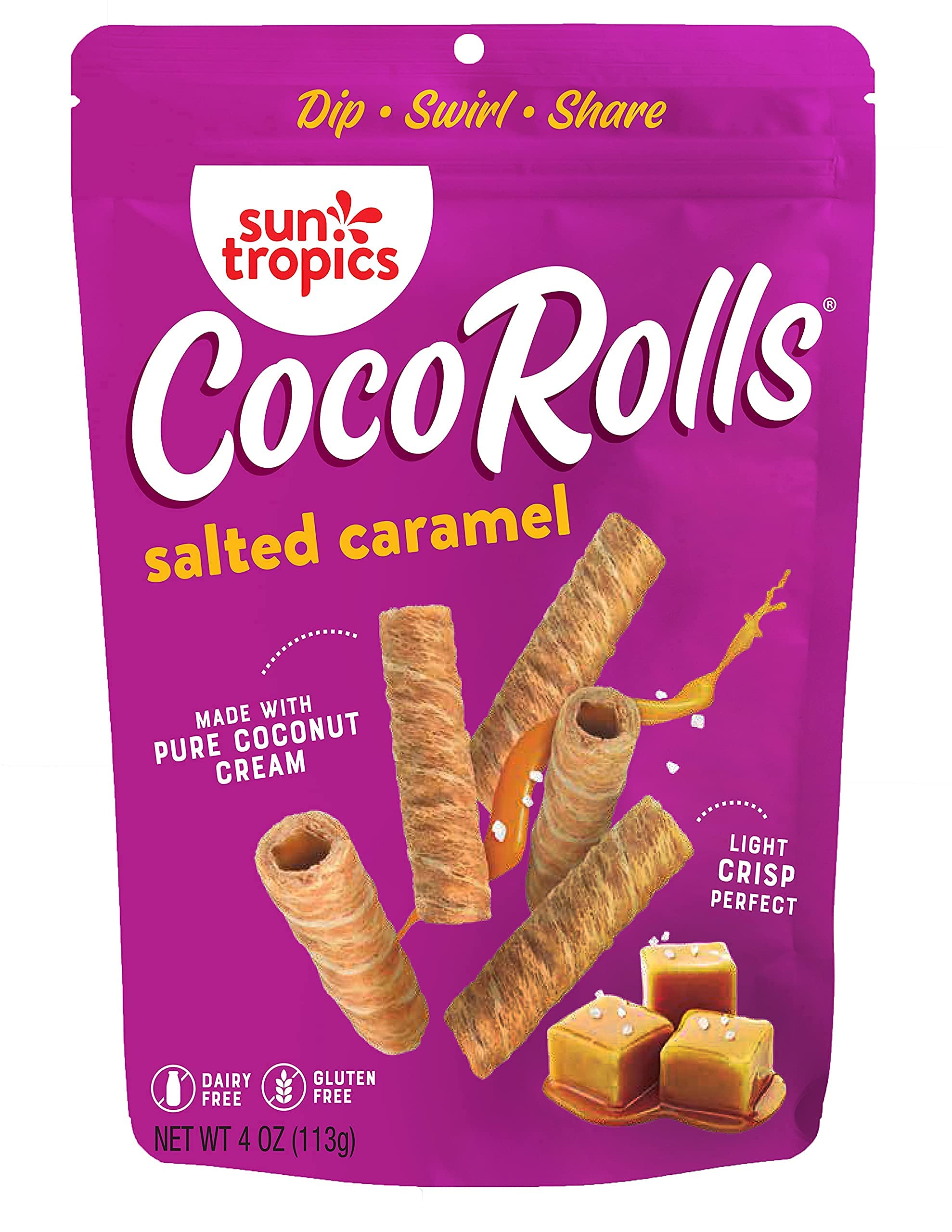 Sun Tropics CocoRolls Espresso wafers close-up coffee-inspired flavor