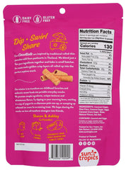 Sun Tropics CocoRolls salted caramel close-up showing airy texture perfect for snacking