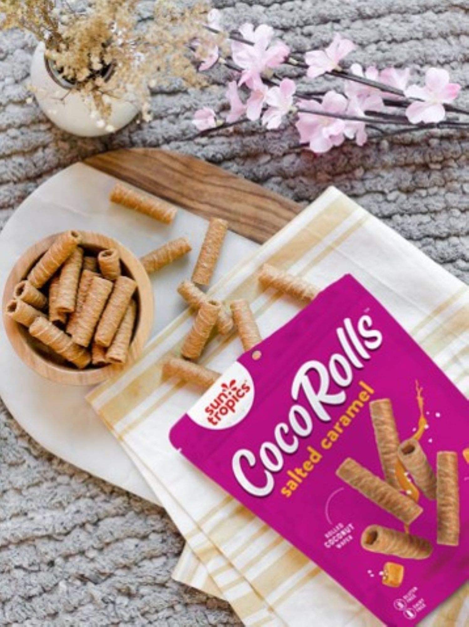 Sun Tropics CocoRolls snack pack on the go for portable snacking
