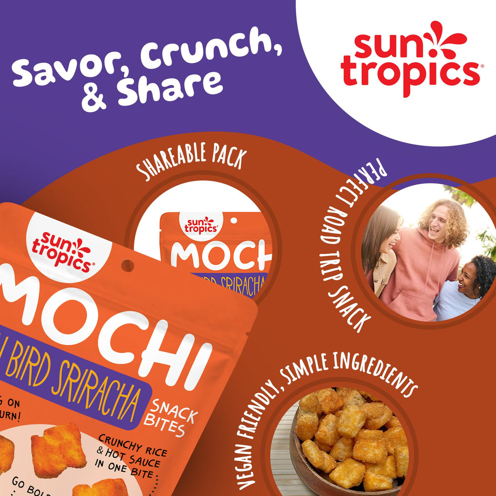 Sun Tropics Mochi Snack Bites Gluten-Free Dairy-Free – vegan-friendly snack option