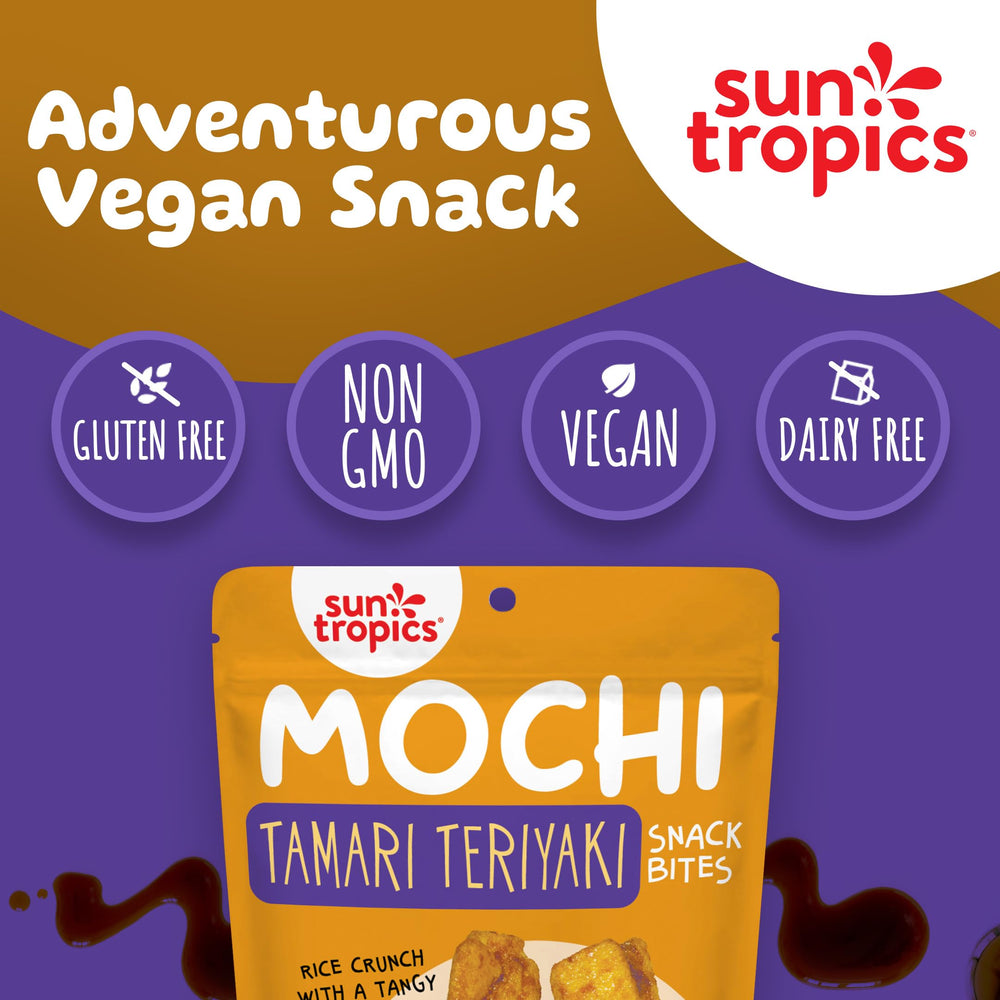Sun Tropics Mochi Snack Bites no MSG added clean ingredient list