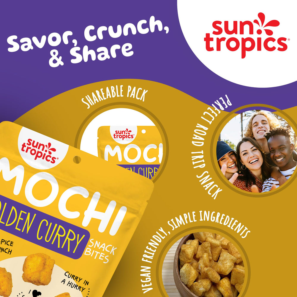 Sun Tropics Mochi Snack Bites on-the-go snack suitable for travel