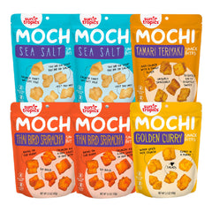 Sun Tropics Mochi Snack Bites Sea Salt – savory, crunchy bite for on-the-go snacking