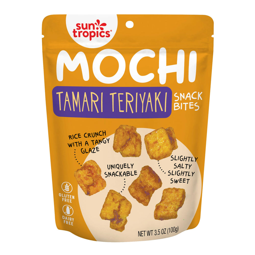 Sun Tropics Mochi Snack Bites Tamari Teriyaki glaze deliver crispy savory crunch
