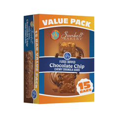Sunbelt Bakery fudge dipped bars pack 15 count, convenient pantry snack