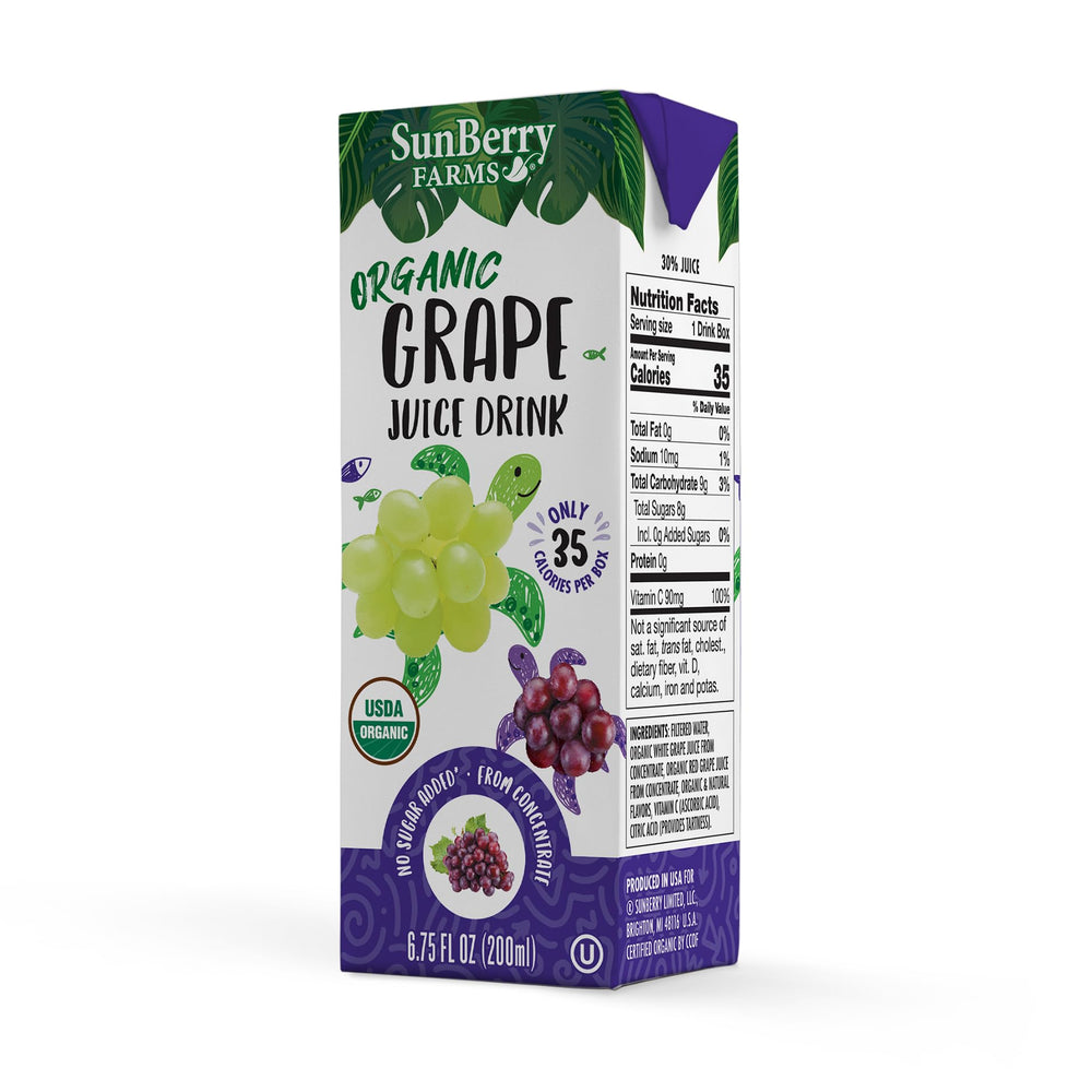 Sunberry Farms 36-pack juice boxes, bulk option for families and schools.