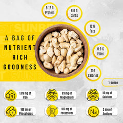 Sunbest Natural cashews used as a baking ingredient in pantry