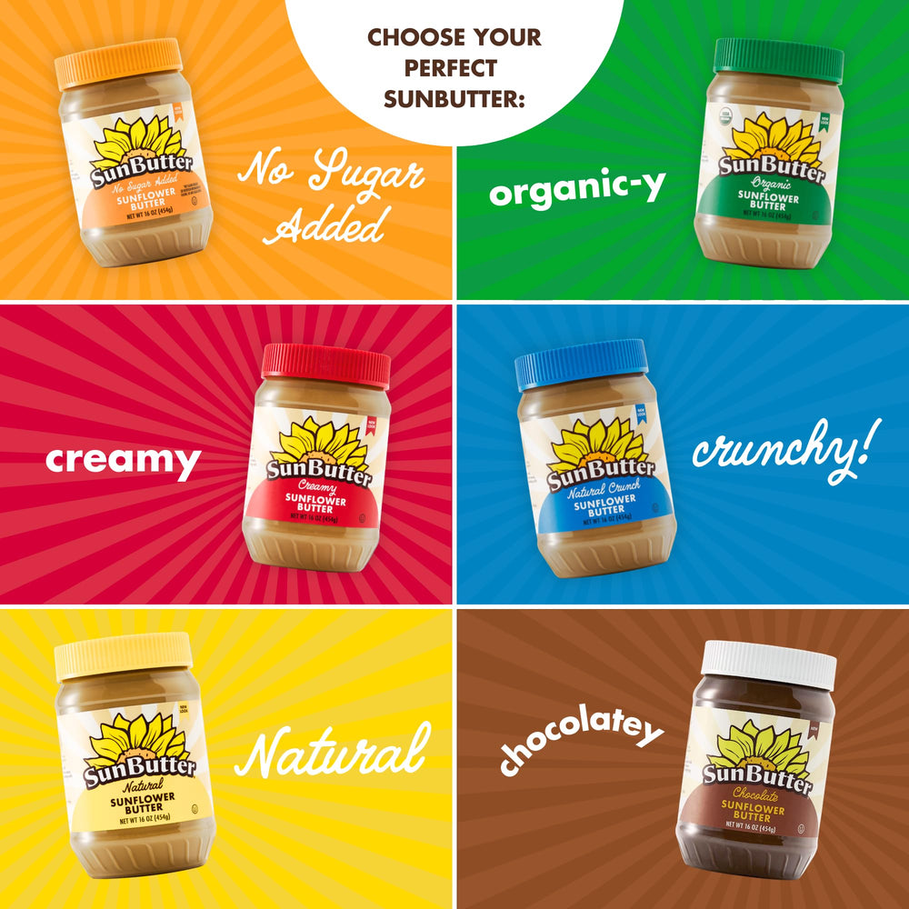 SunButter post workout snack, convenient plant based protein in a jar.